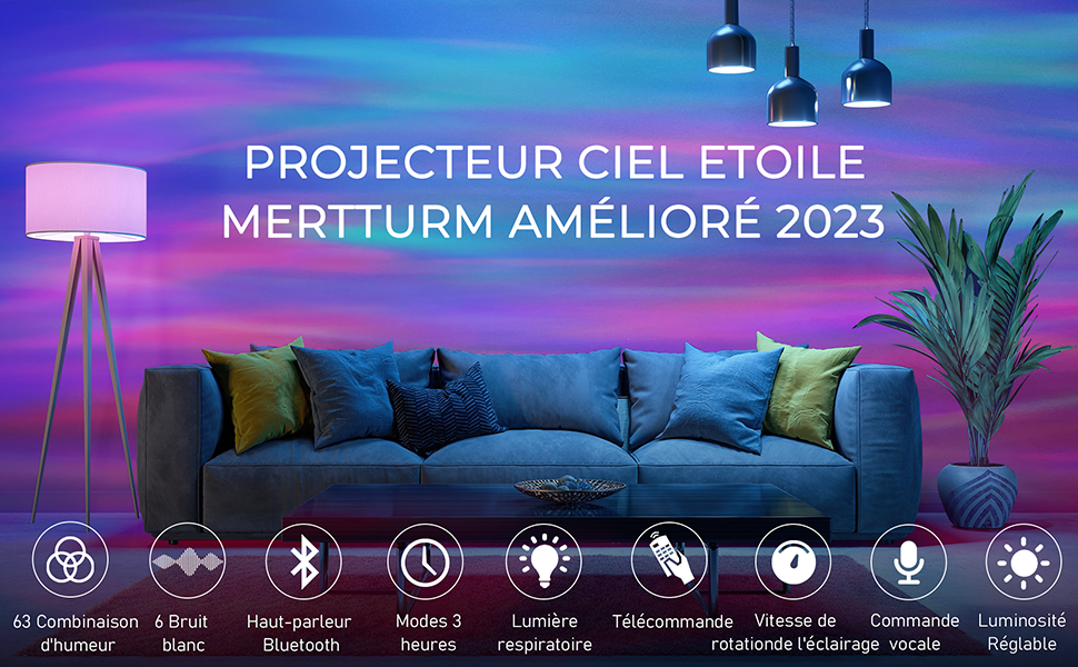 Aurora Dream Light : Projecteur ( 1 ACHETE = 1 OFFERT )